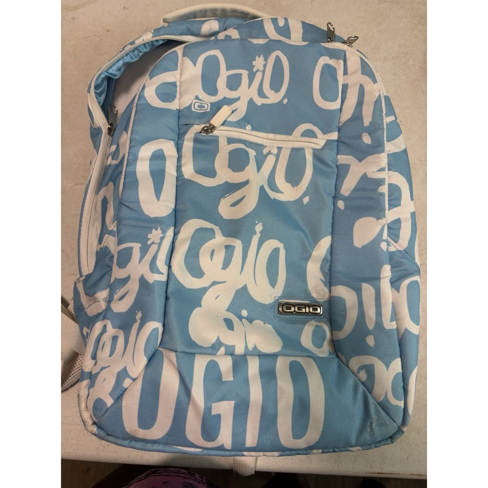 Ogio Breaker Backpack Script Blue Laptop‎ Backpack
